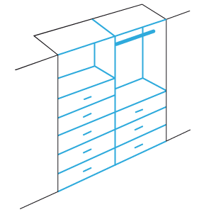 Comment monter un placard avec portes coulissantes